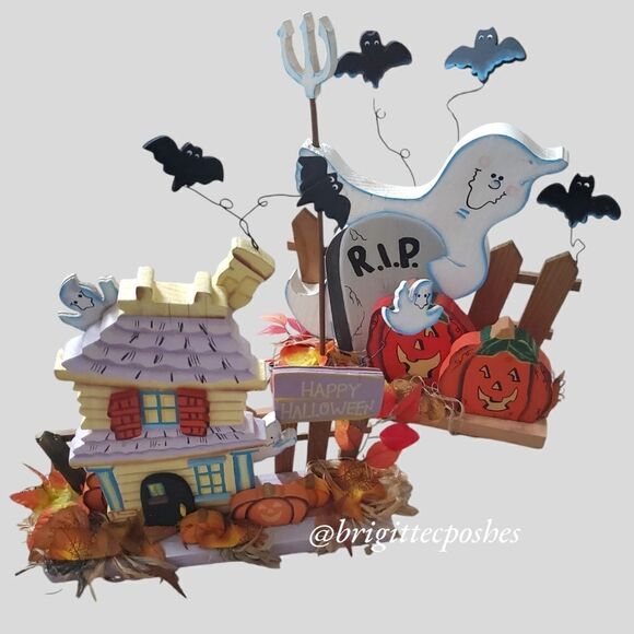 HALLOWEEN R.I.P Ghost Standalone Decoration - Picture 9 of 9